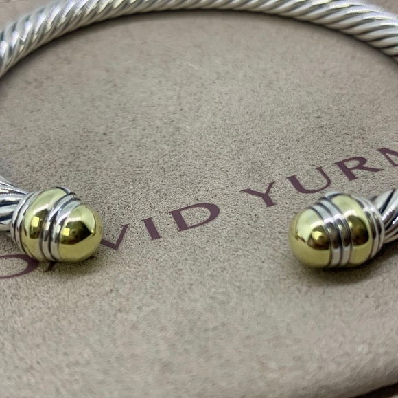 NWOT David Yurman Cable Classic Bracelet 14k Gold - Picture 2 of 4